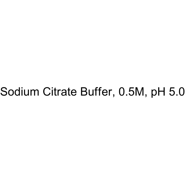 Sodium Citrate Buffer, 0.5M, pH 5.0